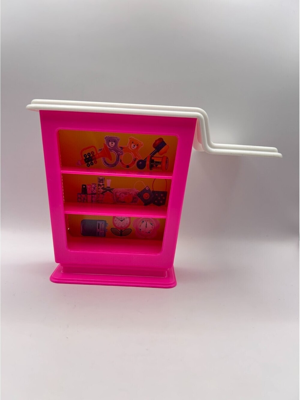 Mattel Barbie Heart Family Nursery Shelf Counter Display Pink Vintage 1980s Toy